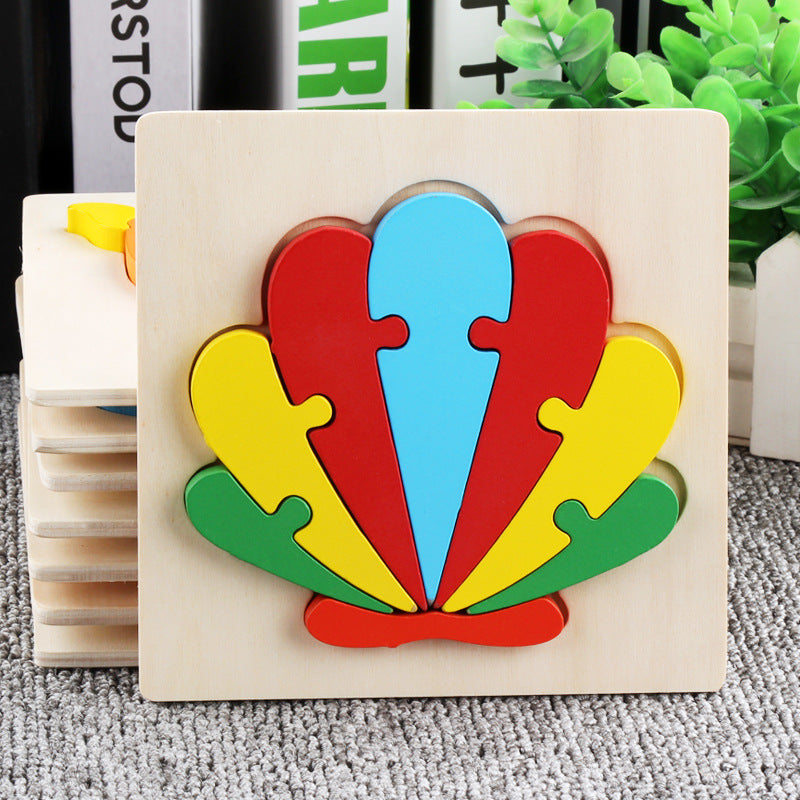Wooden 3D Panel Educational Toy Set for Kids